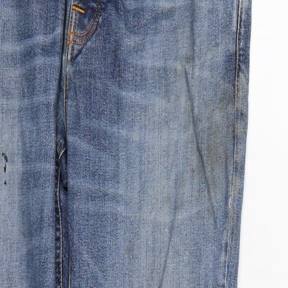 Nudie Mens Black   Straight Jeans Size 34 L30 in