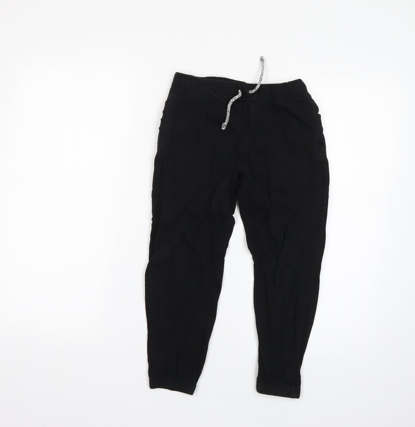 pep&co Boys Black   Jogger Trousers Size 8-9 Years