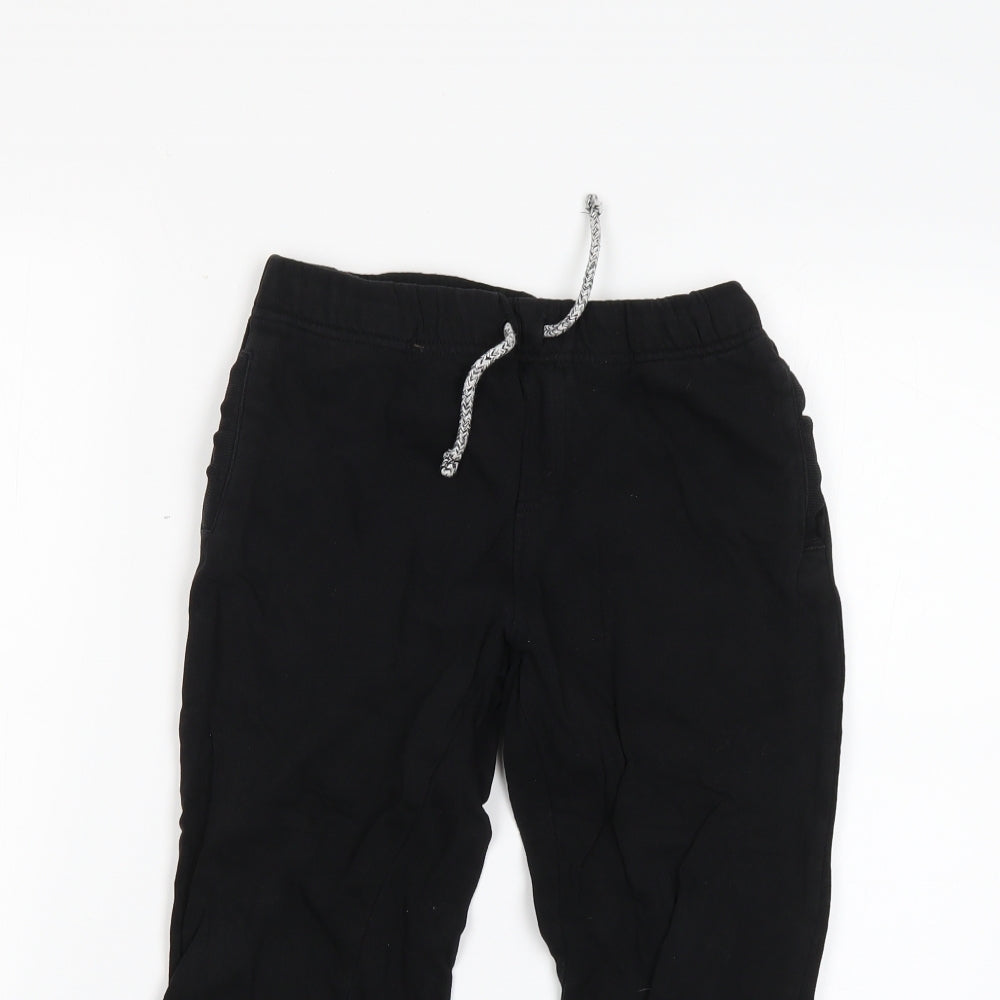 pep&co Boys Black   Jogger Trousers Size 8-9 Years