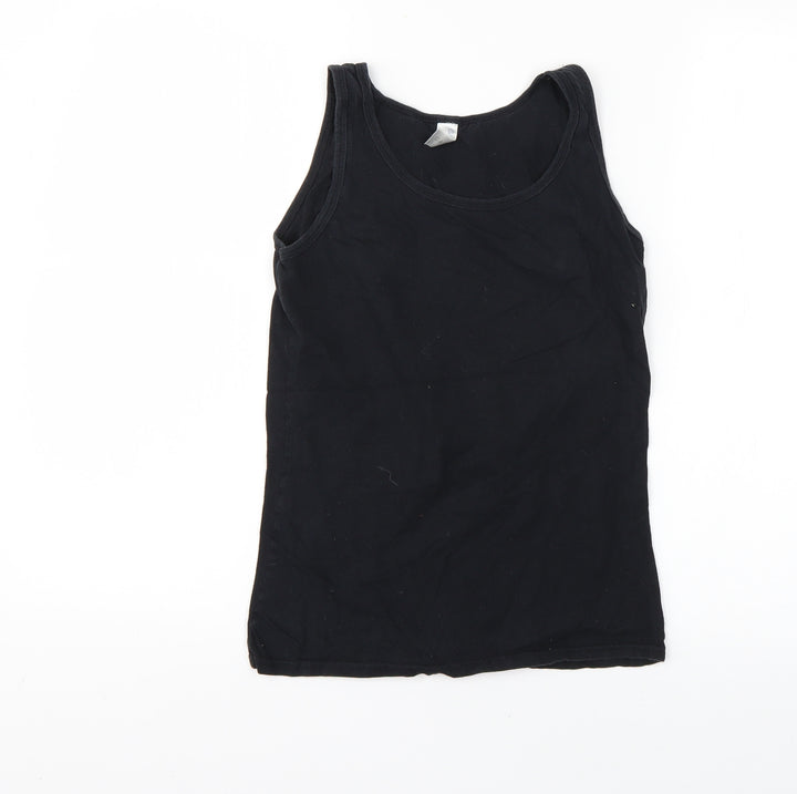 Gildan Womens Black   Basic T-Shirt Size S
