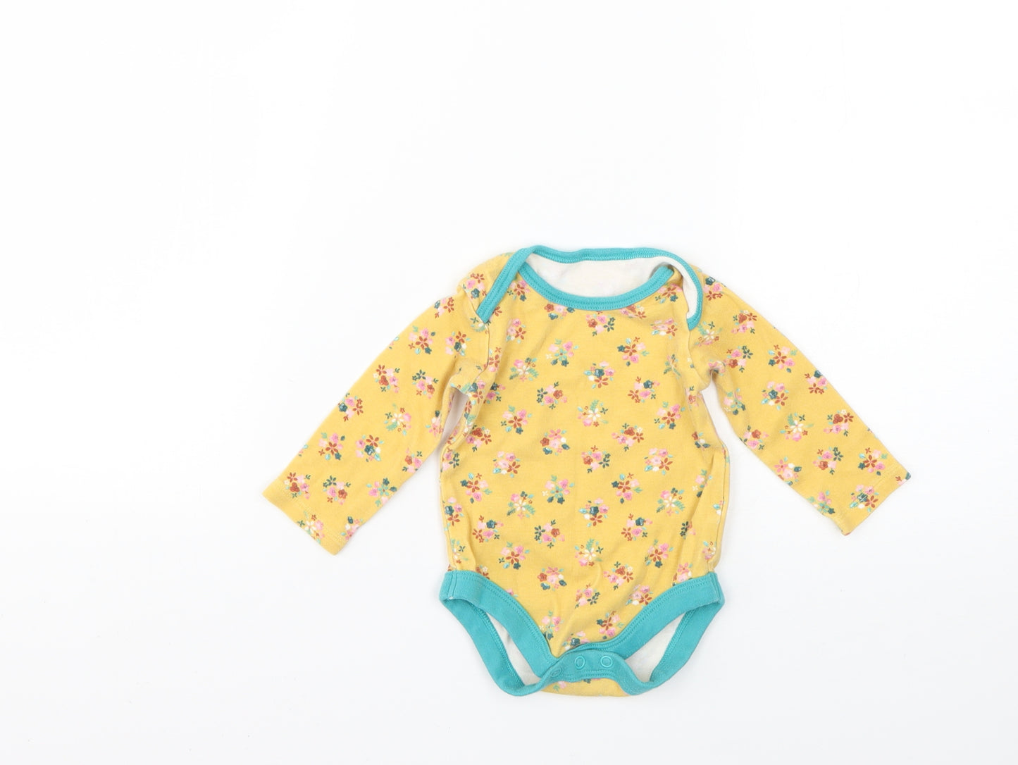 TU Baby Yellow Flecked  Babygrow One-Piece Size 3-6 Months