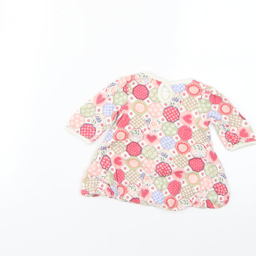 George Baby Multicoloured Geometric  Fit & Flare  Size 0-3 Months