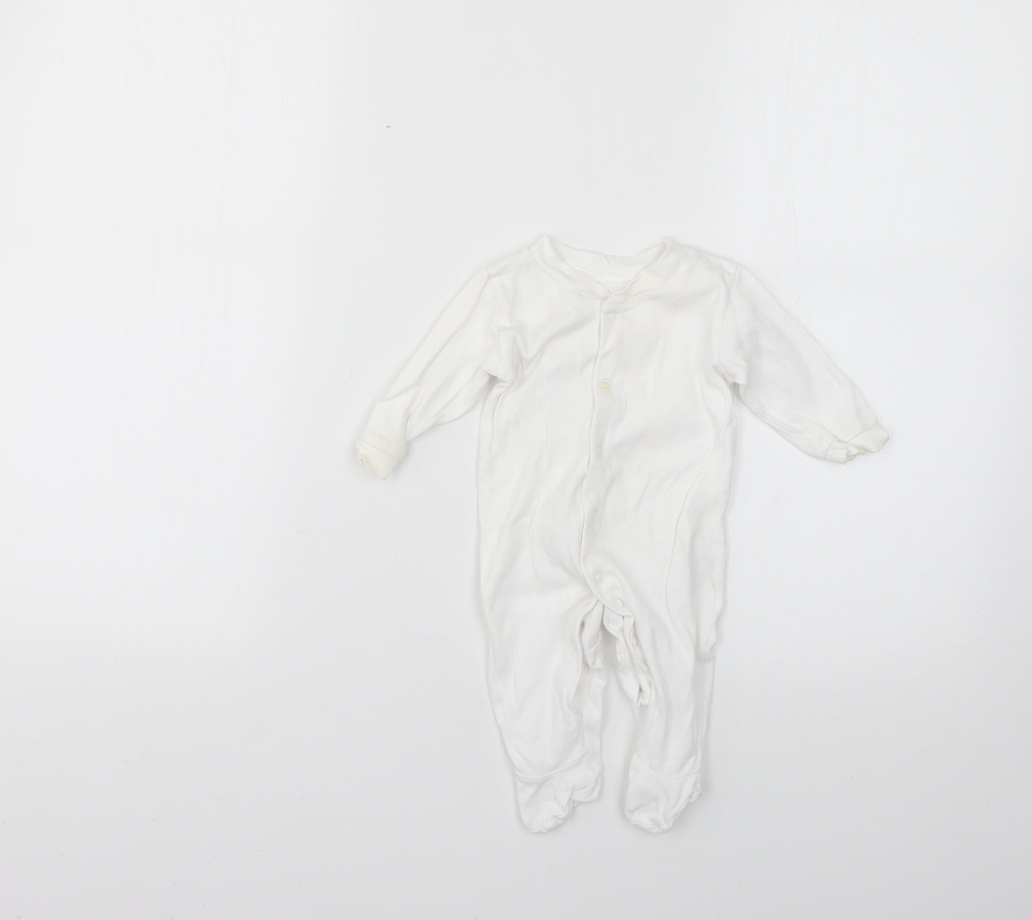 George Baby White   Babygrow One-Piece Size 0-3 Months