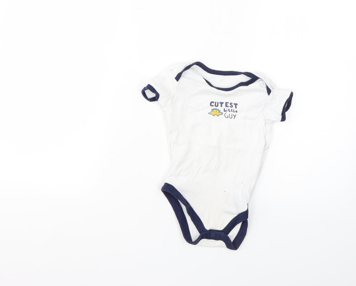 George Baby White   Babygrow One-Piece Size 18-24 Months