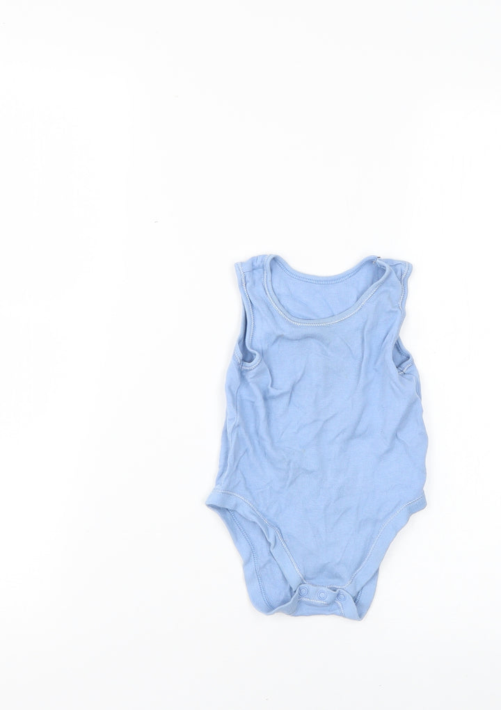 George Baby Blue Babygrow One-Piece Size 9-12 Months