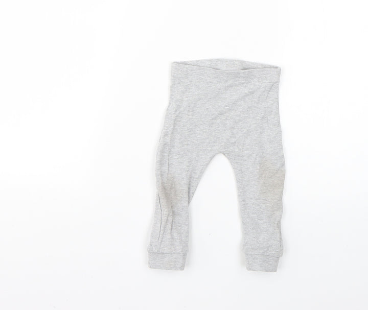 Matalan Baby Grey Jogger Trousers Size 9-12 Months