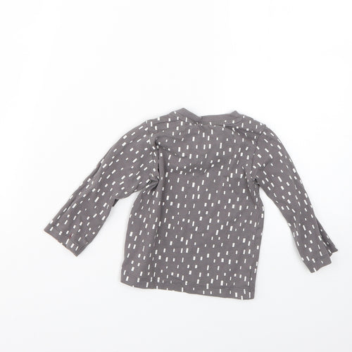 Matalan Baby Grey Geometric  Basic T-Shirt Size 9-12 Months