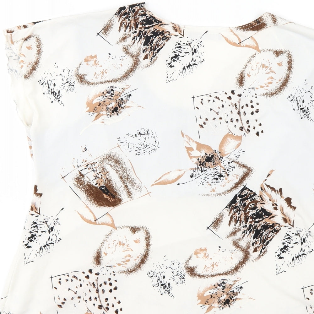 Saloos Womens Multicoloured Floral  Basic Blouse Size L