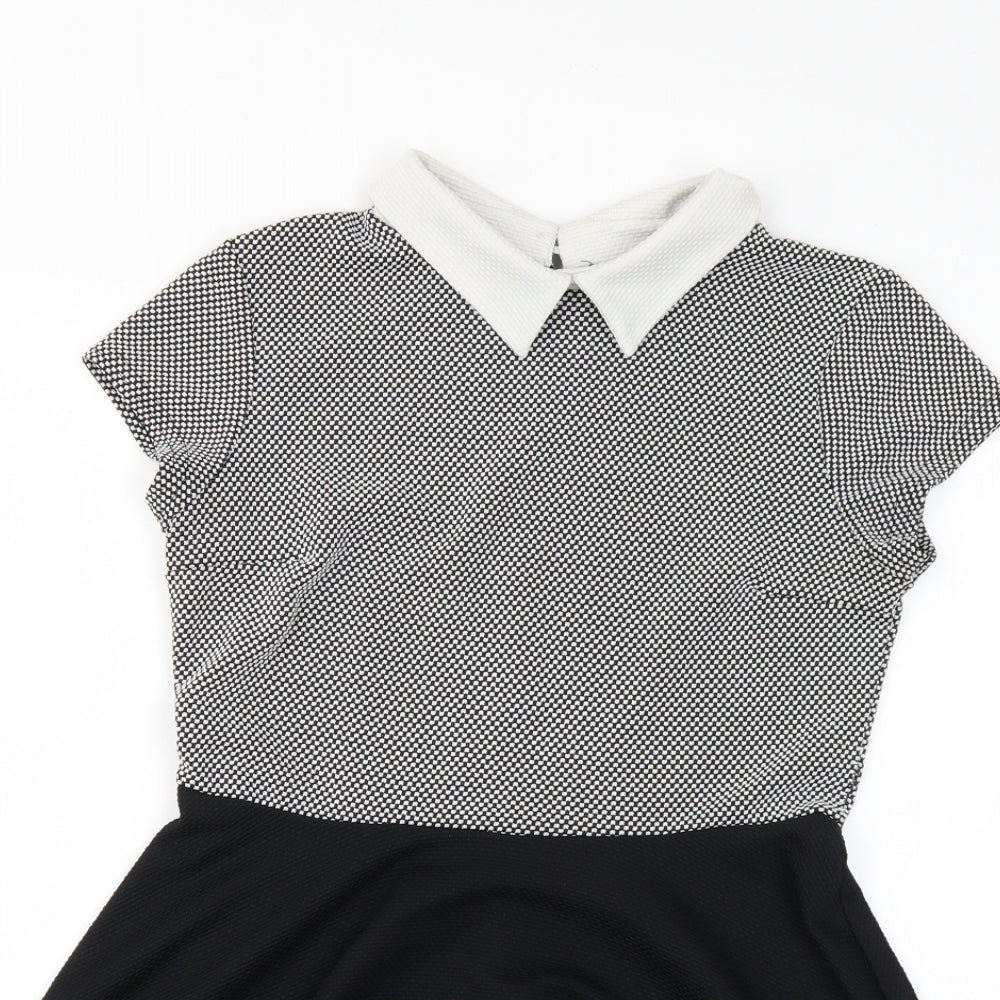 Preworn Womens Multicoloured Polka Dot  Fit & Flare  Size 12