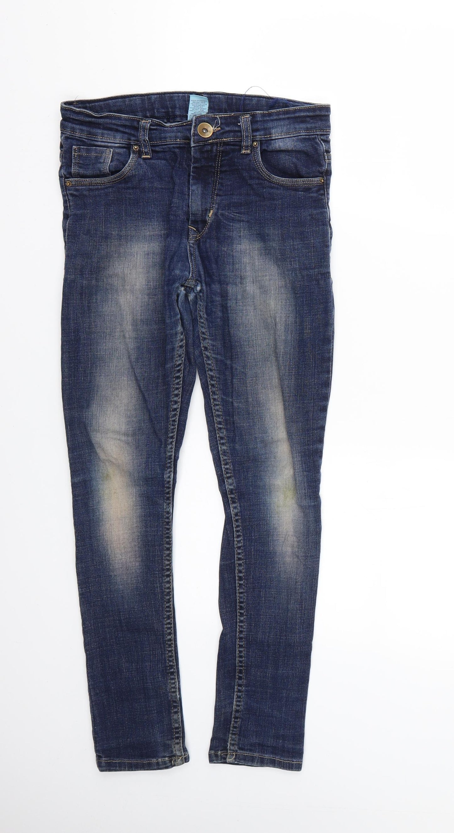 max Boys Blue   Skinny Jeans Size 11-12 Years