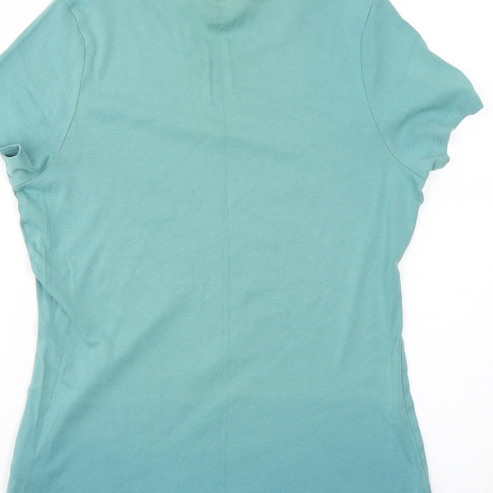 Marks and Spencer Womens Green   Basic T-Shirt Size 16