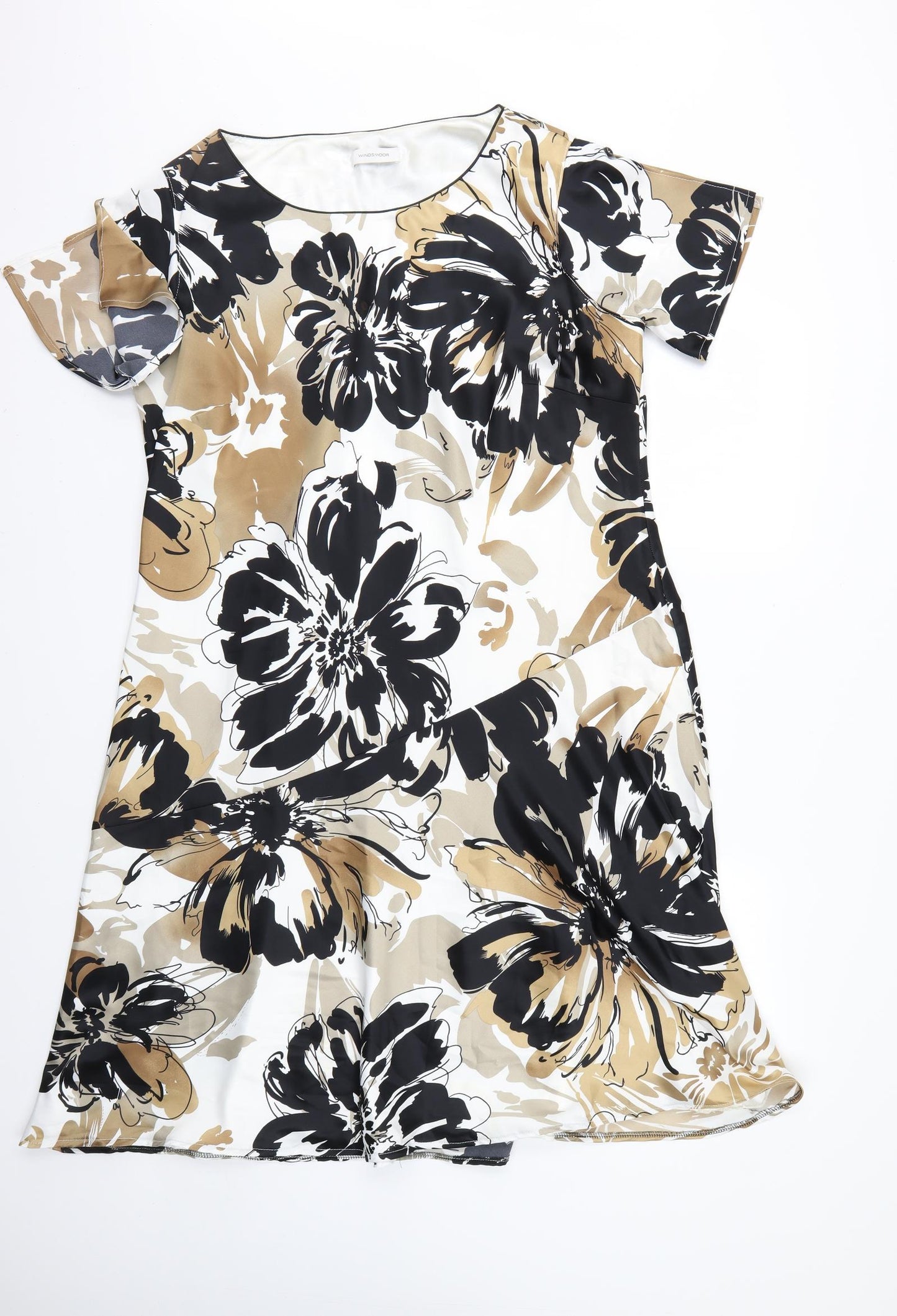 Windsmoor Womens Brown Animal Print  Maxi  Size 14
