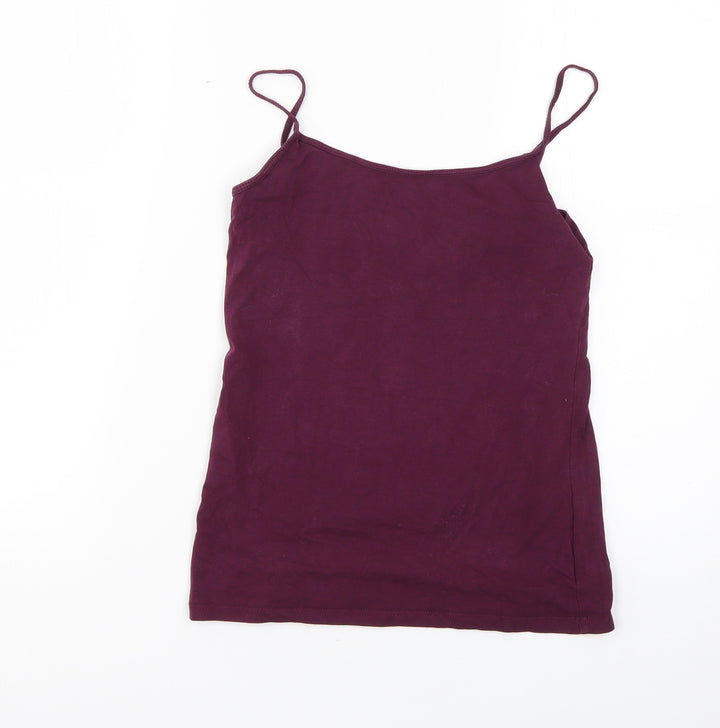 Atmosphere Womens Purple Basic Tank Size 10