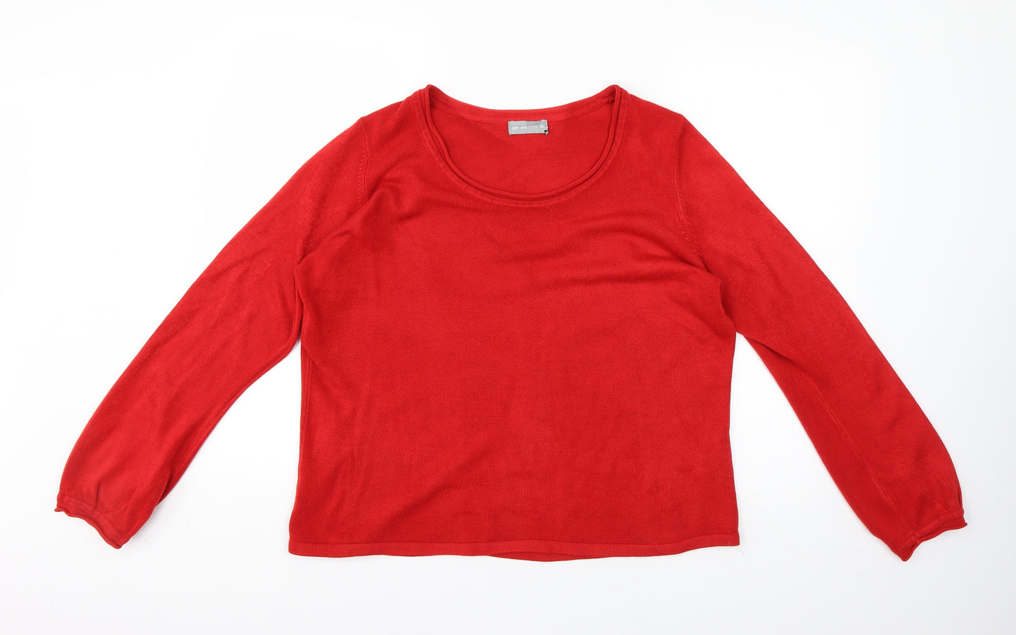 Per Una Womens Red   Pullover Jumper Size 18