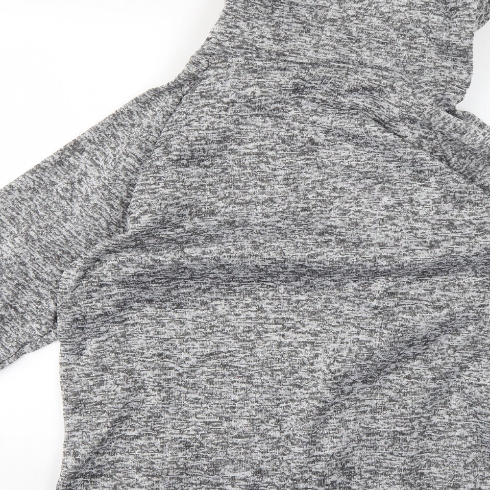 siimhwrss Mens Grey   Full Zip Hoodie Size 2XL