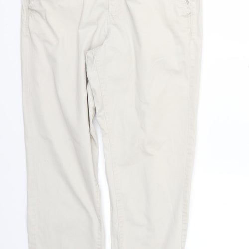 Marks and Spencer Womens Beige   Trousers  Size 10 L28 in