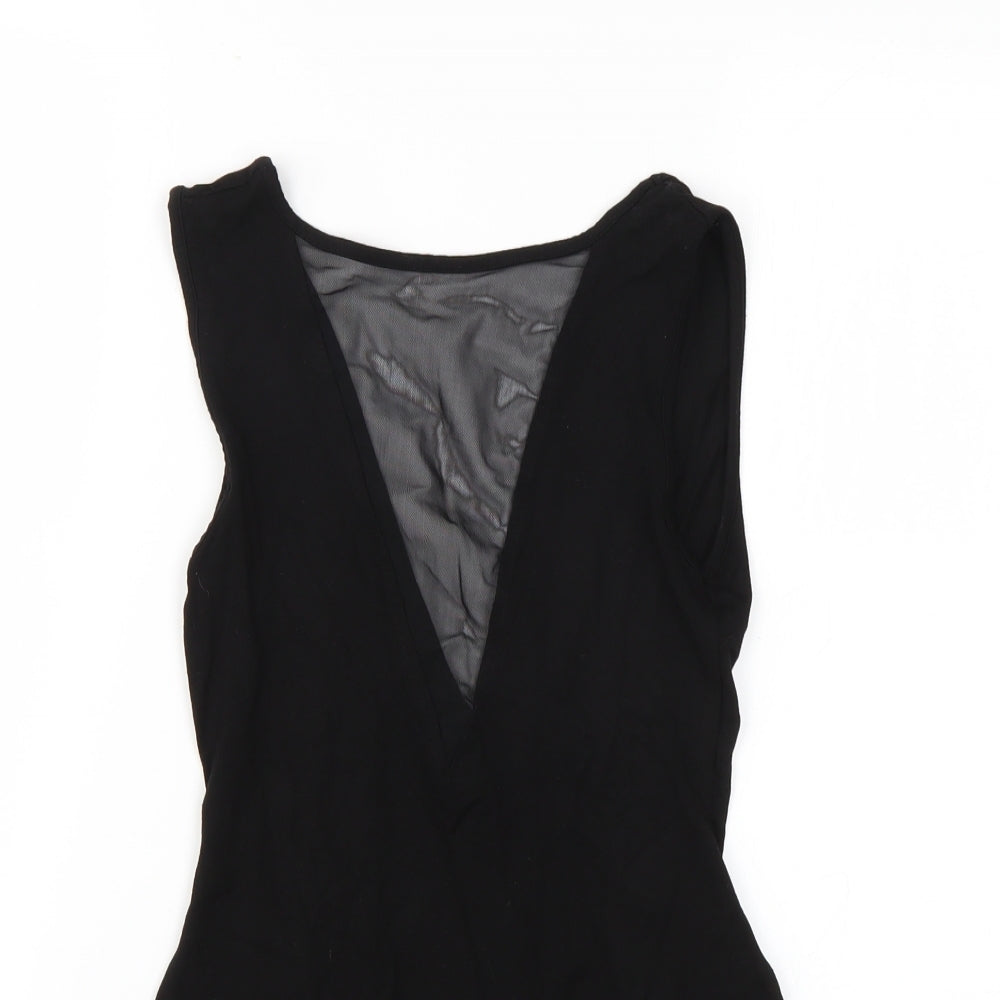 Miss Selfridge Womens Black   Basic Blouse Size 10