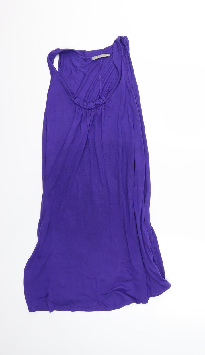 Marks and Spencer Womens Purple   T-Shirt Dress  Size 8