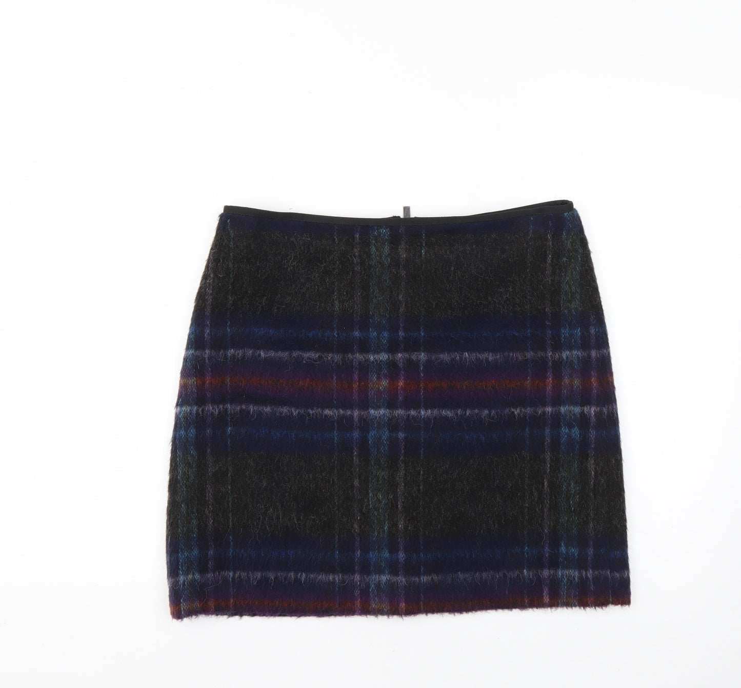 Marks and Spencer Womens Multicoloured Check  Mini Skirt Size 10