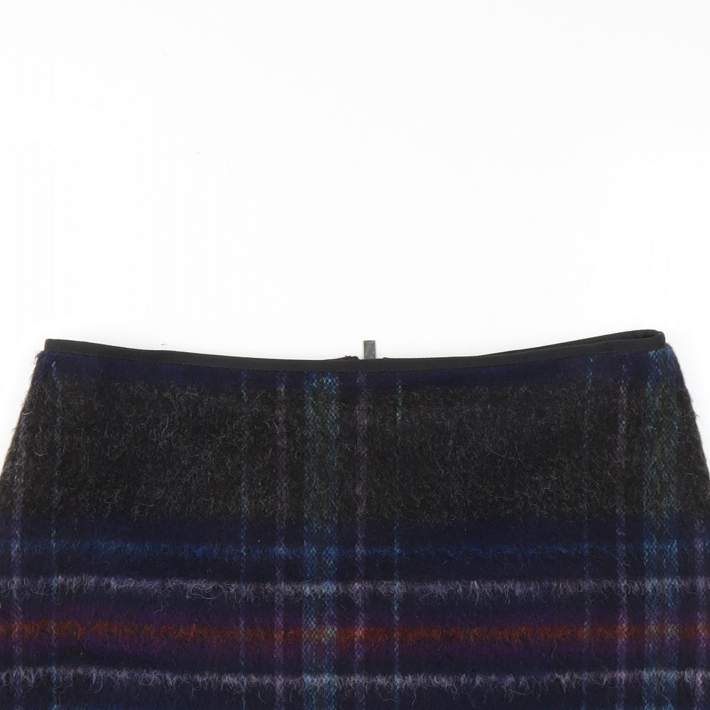 Marks and Spencer Womens Multicoloured Check  Mini Skirt Size 10