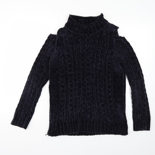 Dorothy Perkins Womens Blue   Pullover Jumper Size 10