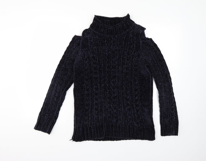 Dorothy Perkins Womens Blue   Pullover Jumper Size 10