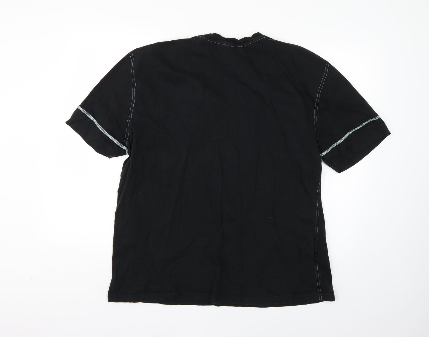 Kangol Mens Black    T-Shirt Size Big 2X