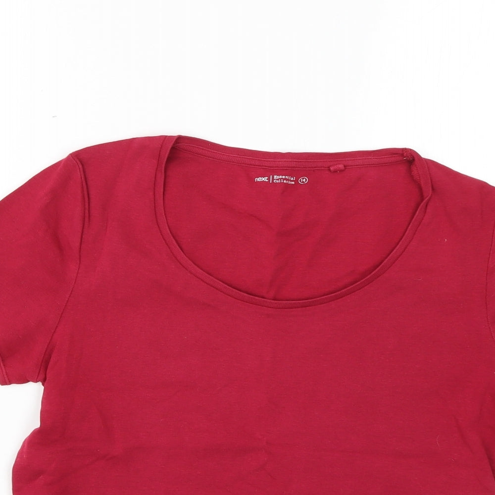 NEXT Womens Pink   Basic T-Shirt Size 14