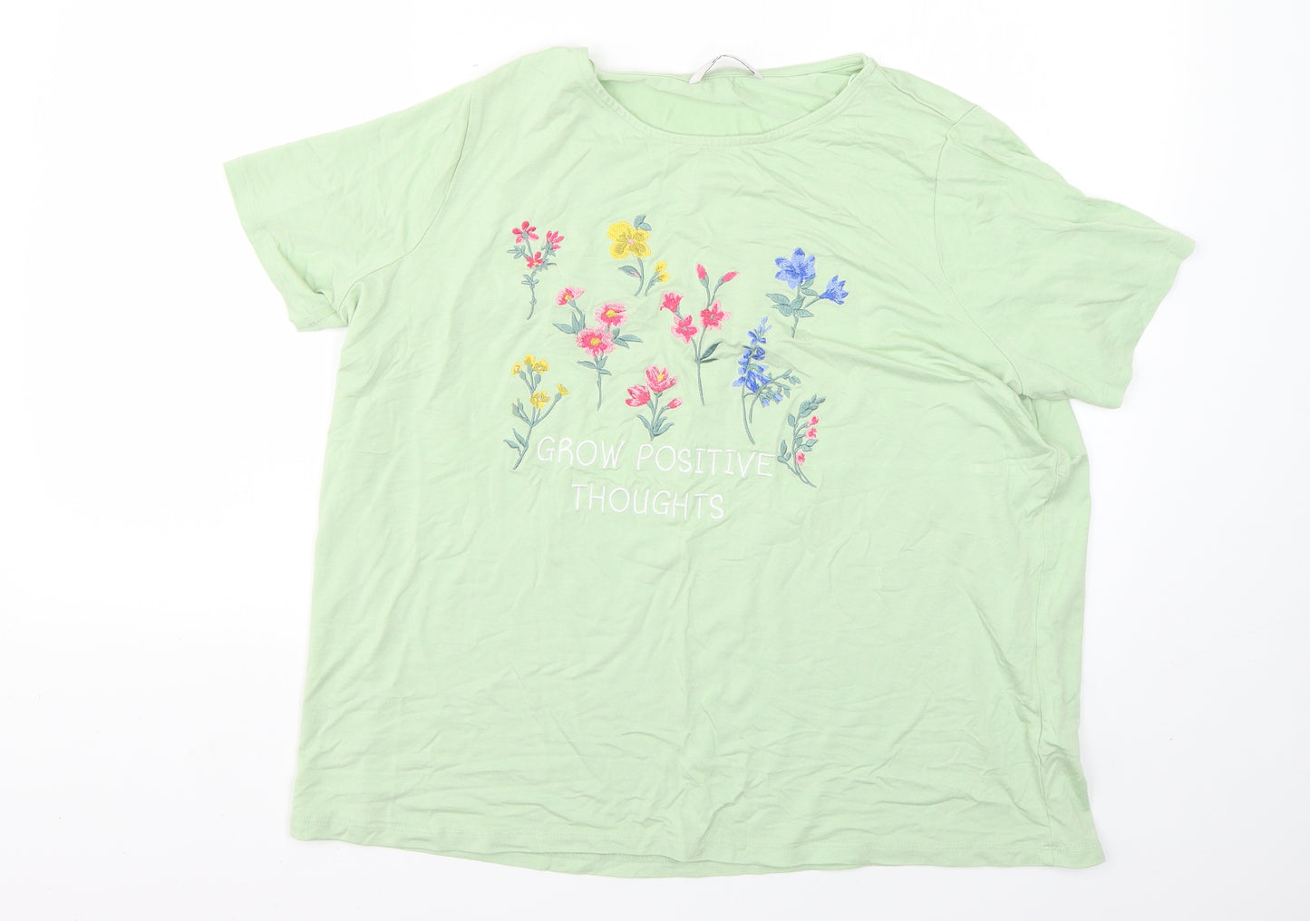 TU Womens Green   Basic T-Shirt Size 16