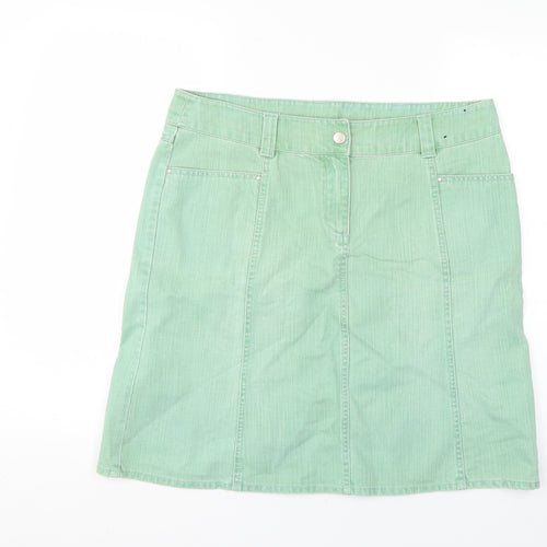 Dorothy Perkins Womens Green   Mini Skirt Size 14
