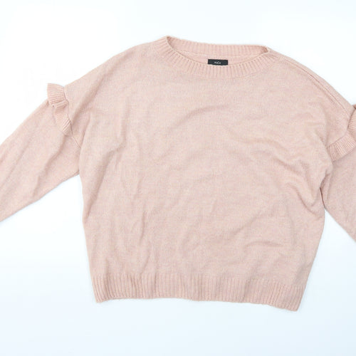 M&Co Womens Pink   Pullover Jumper Size 16