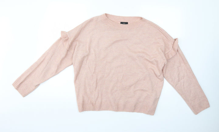 M&Co Womens Pink Pullover Jumper Size 16