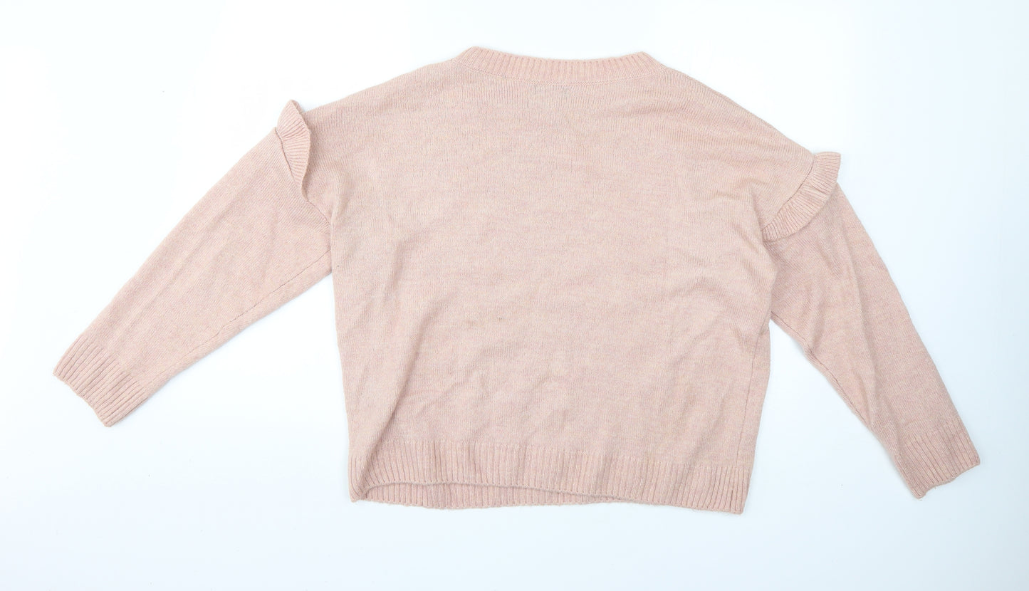 M&Co Womens Pink   Pullover Jumper Size 16