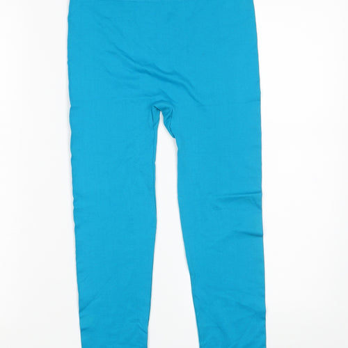 Preworn Womens Blue   Cropped Leggings Size M L23 in