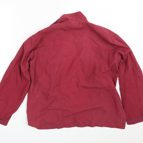 Harvey James Mens Red    Pyjama Top Size M