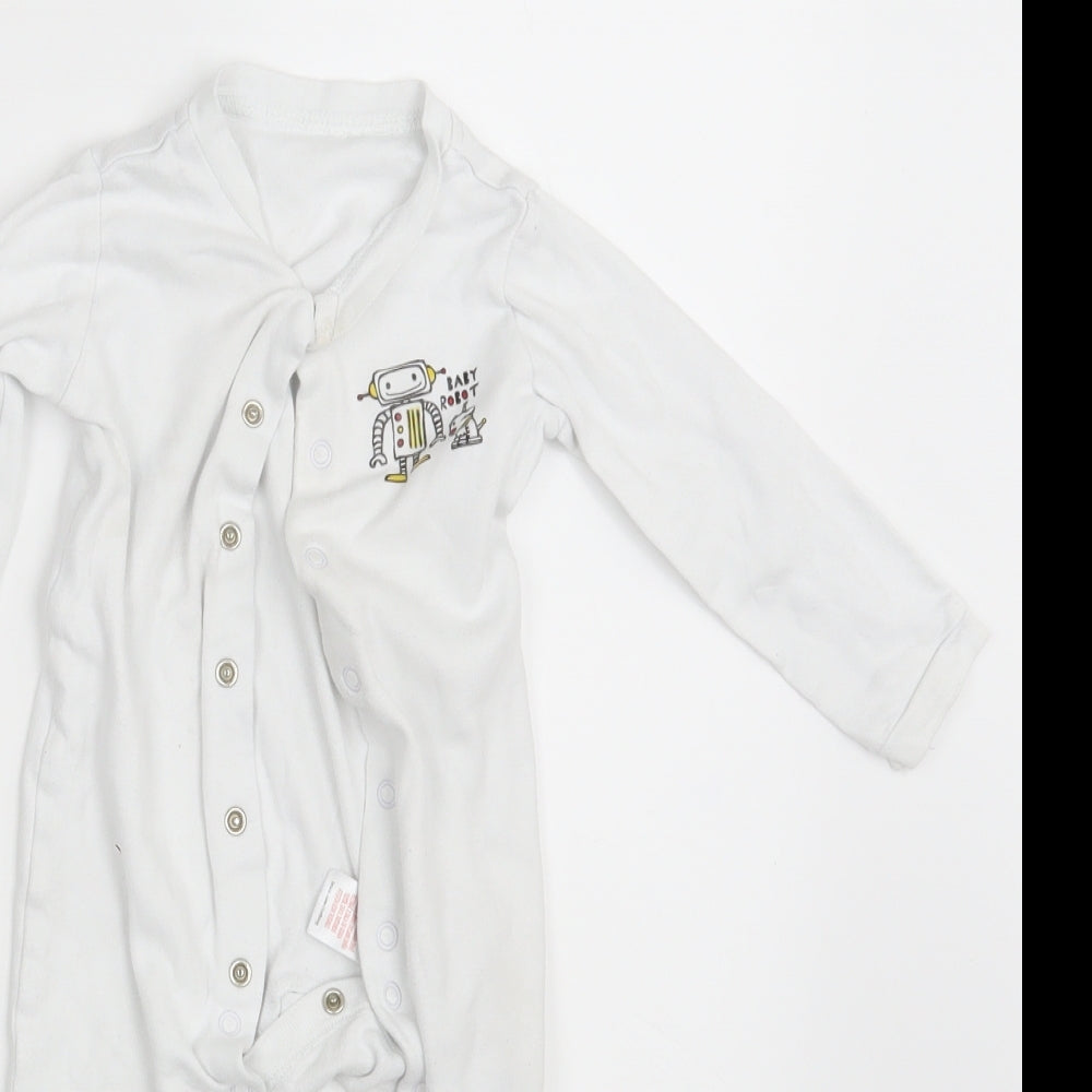 F&F Baby White   Romper One-Piece Size 18-24 Months