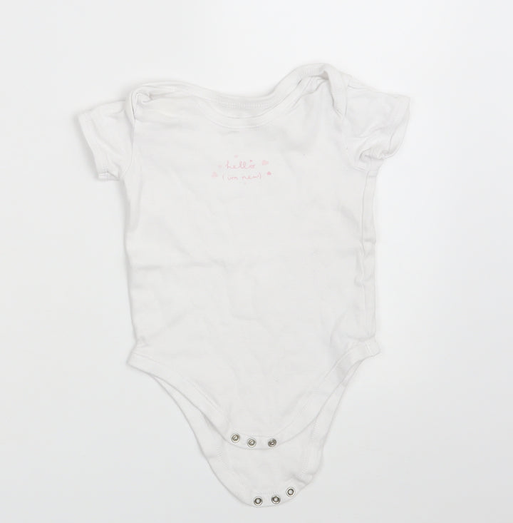 Matalan Girls White Romper One-Piece Size 12-18 Months