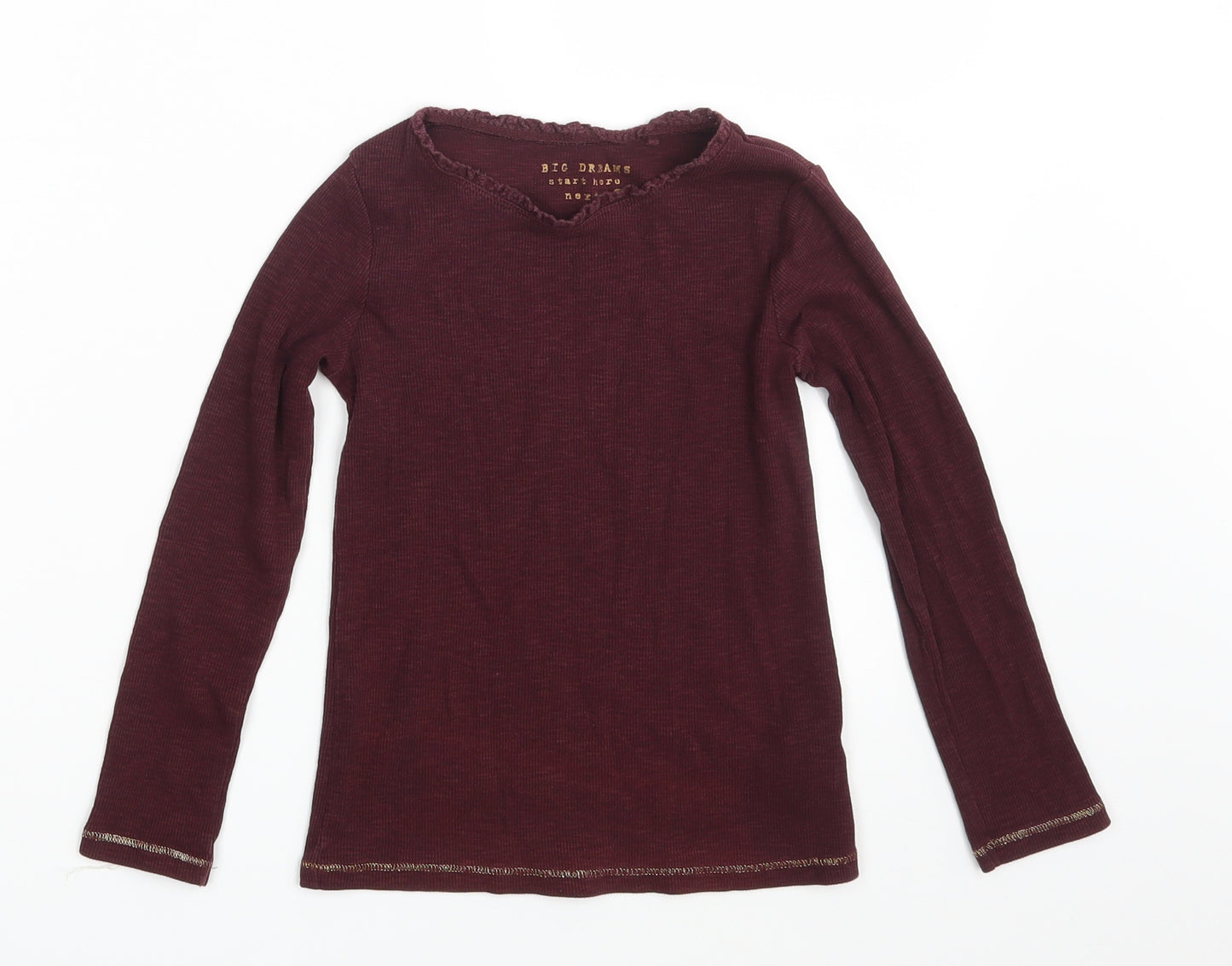NEXT Girls Purple   Pullover Sweatshirt Size 7 Years