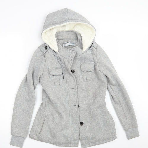 Rivers Womens Grey   Cardigan Hoodie Size 10