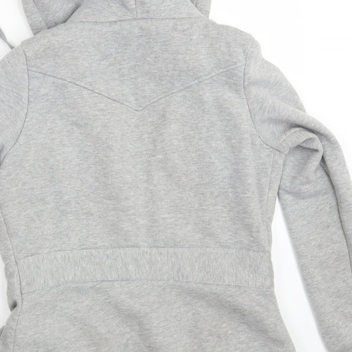Rivers Womens Grey   Cardigan Hoodie Size 10