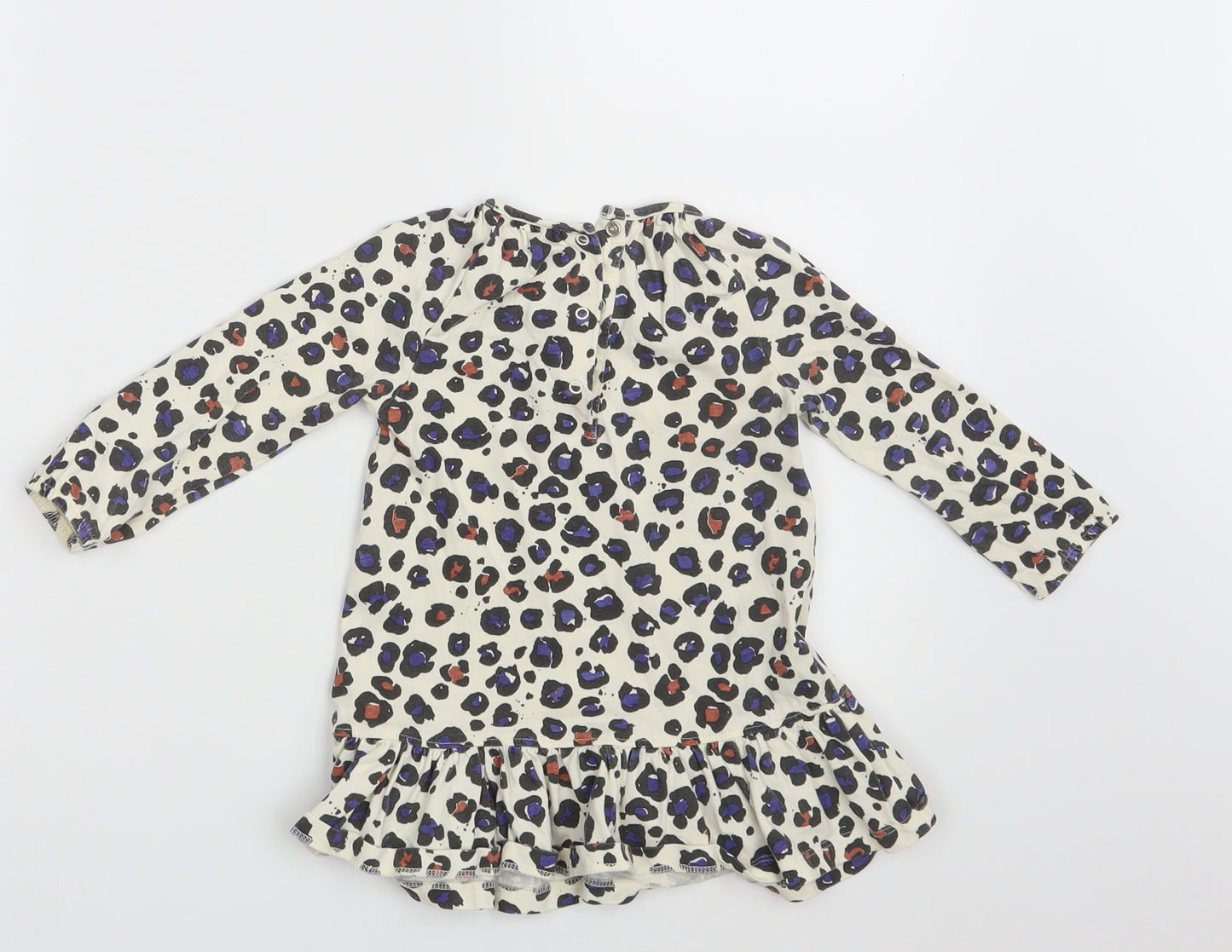 NEXT Girls Ivory Animal Print  A-Line  Size 12-18 Months