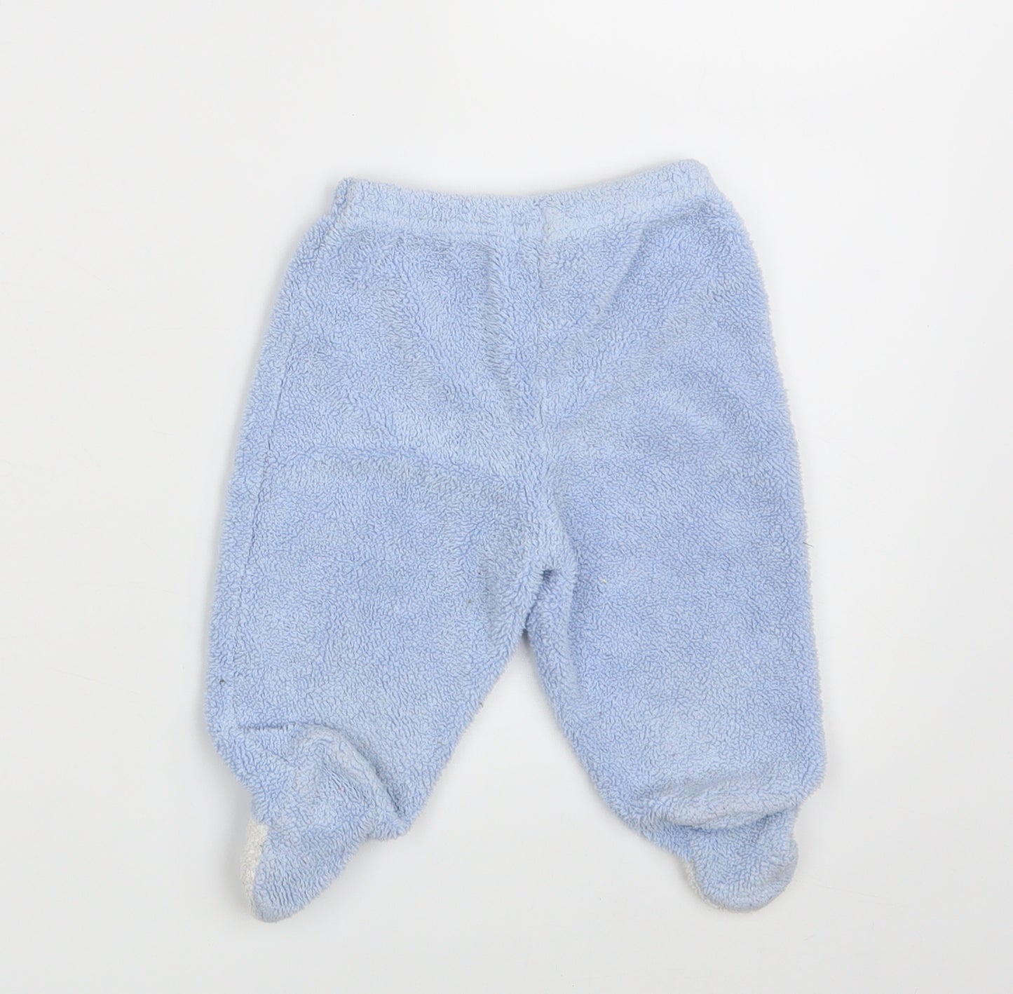 Preworn Baby Blue   Jogger Leggings Size 0-3 Months  - Waist 16in; Inside  leg 9in