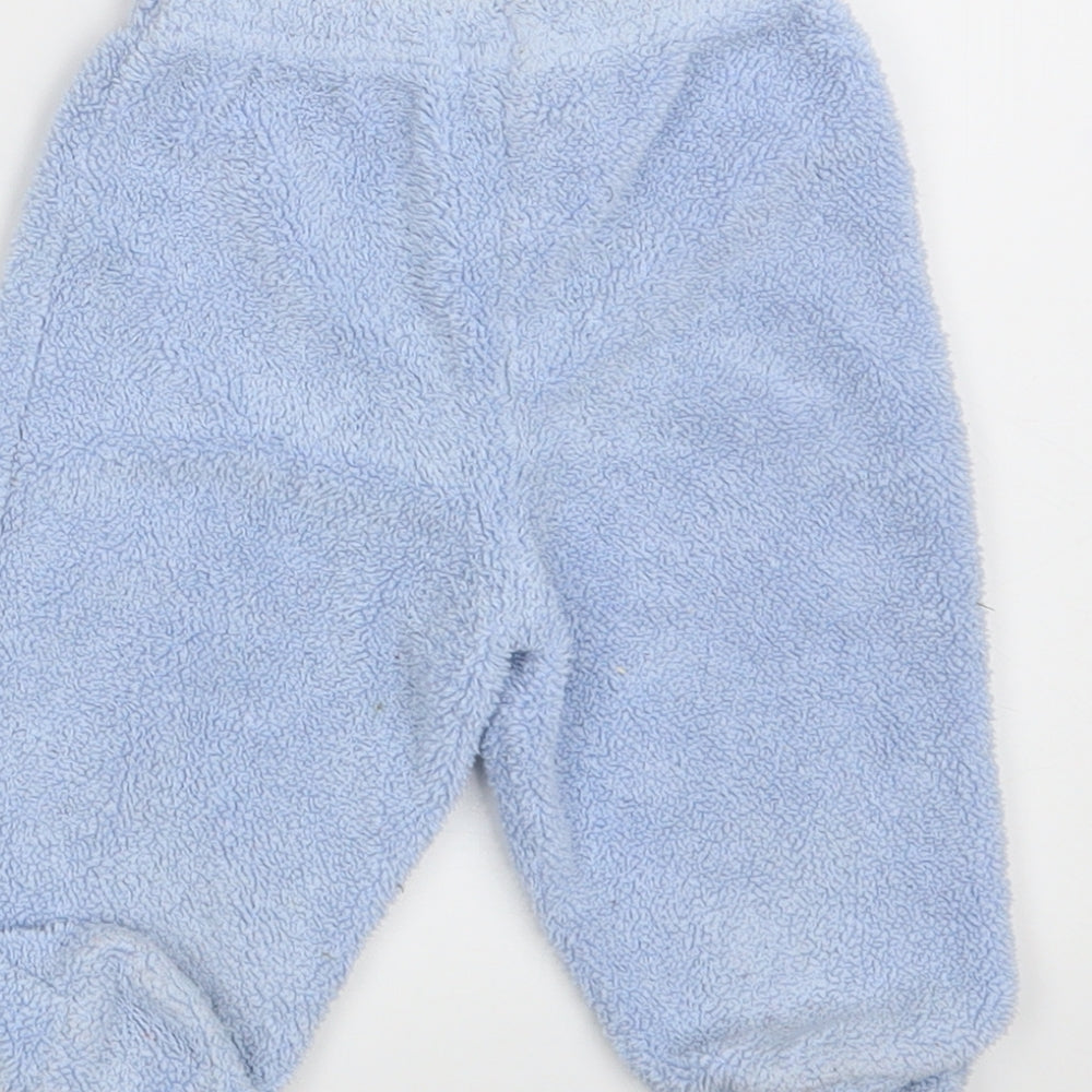 Preworn Baby Blue   Jogger Leggings Size 0-3 Months  - Waist 16in; Inside  leg 9in
