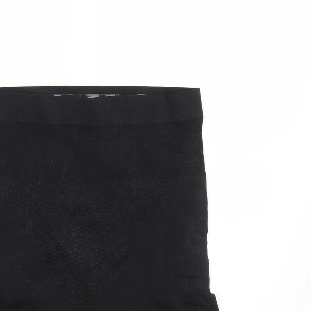 Skin To Skin Womens Black   Compression Shorts Size 16