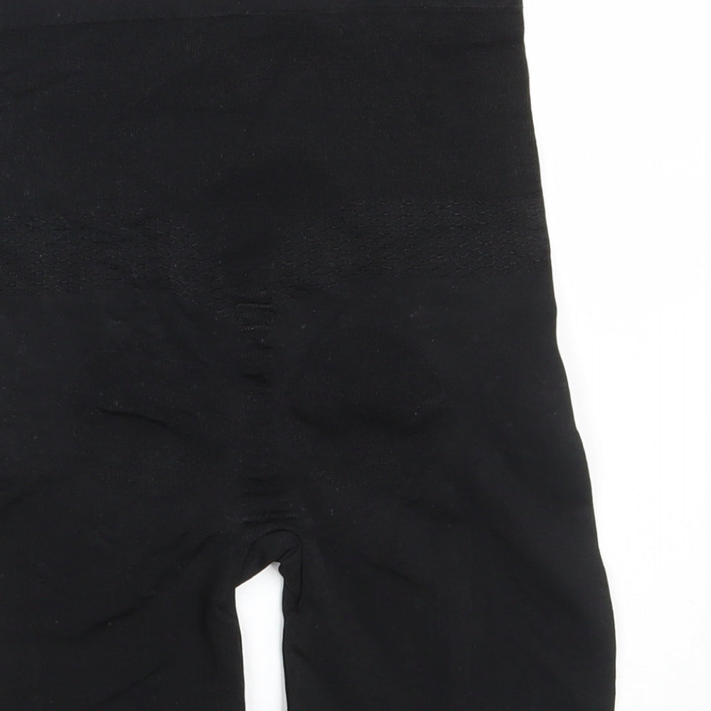 Skin To Skin Womens Black   Compression Shorts Size 16
