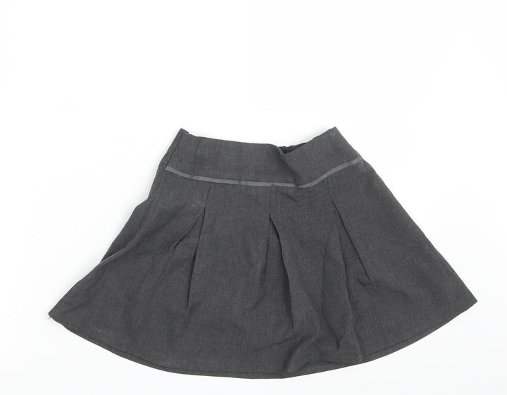 TU Girls Grey Mini Skirt Size 5 Years - School Wear