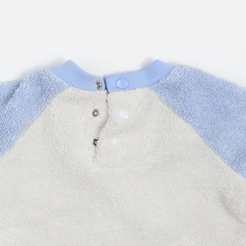 UR it Baby Blue   Pullover Jumper Size 0-3 Months  - Bear