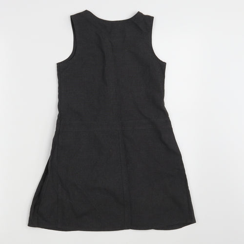 Morrisons Girls Grey   A-Line  Size 7-8 Years  - School Wear