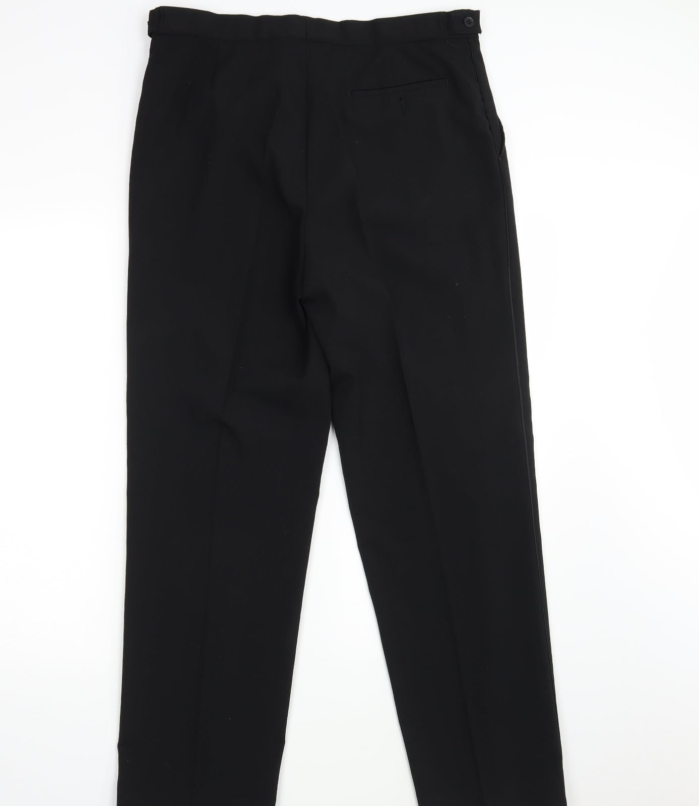 Moss Bros Mens Black   Dress Pants Trousers Size 34 in L30 in