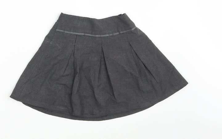 TU Girls Grey Mini Skirt Size 5 Years - School Wear